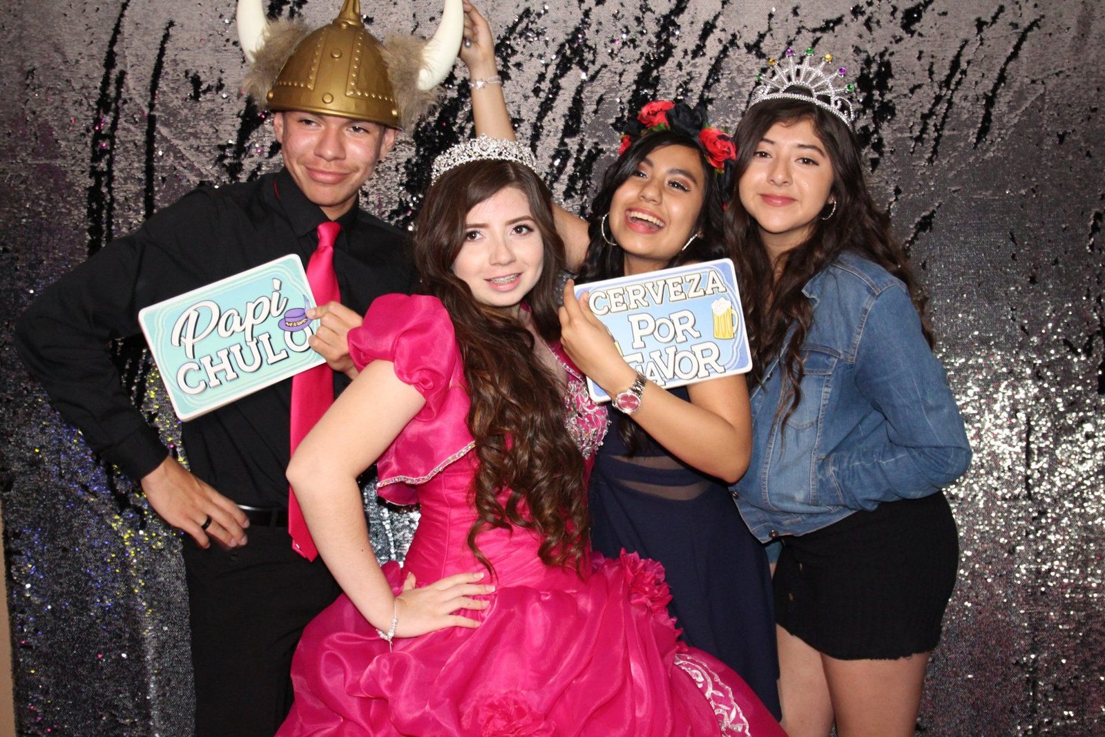 Large elegant enclosed photo booth. Various color options.