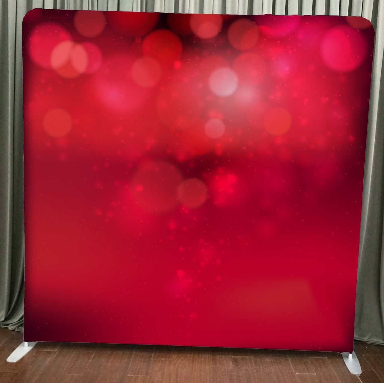 Red Bokeh for open photo booths.
